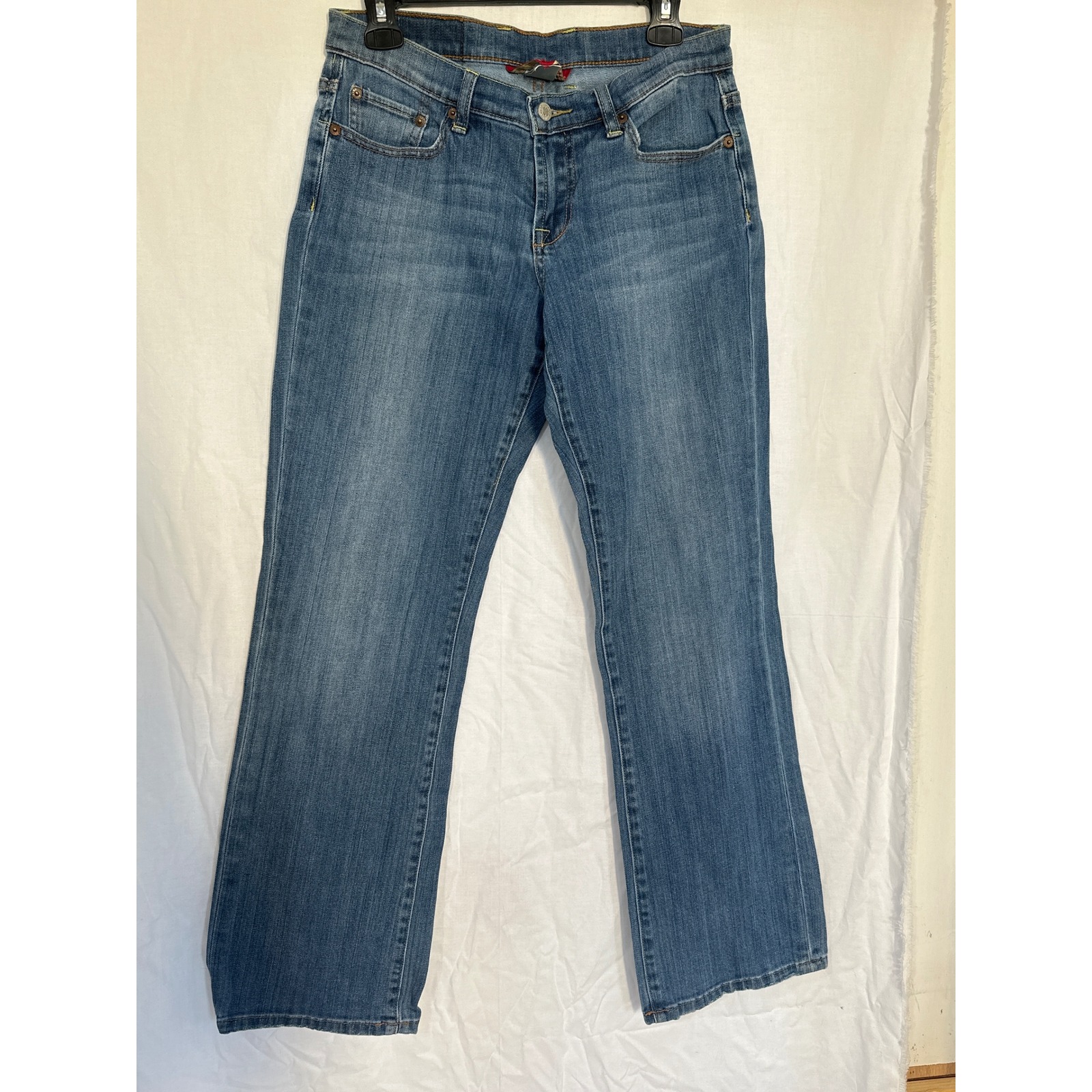 Lucky Brand Easy Rider Jeans Denim Bootcut Stretch Medium Wash Womens 28